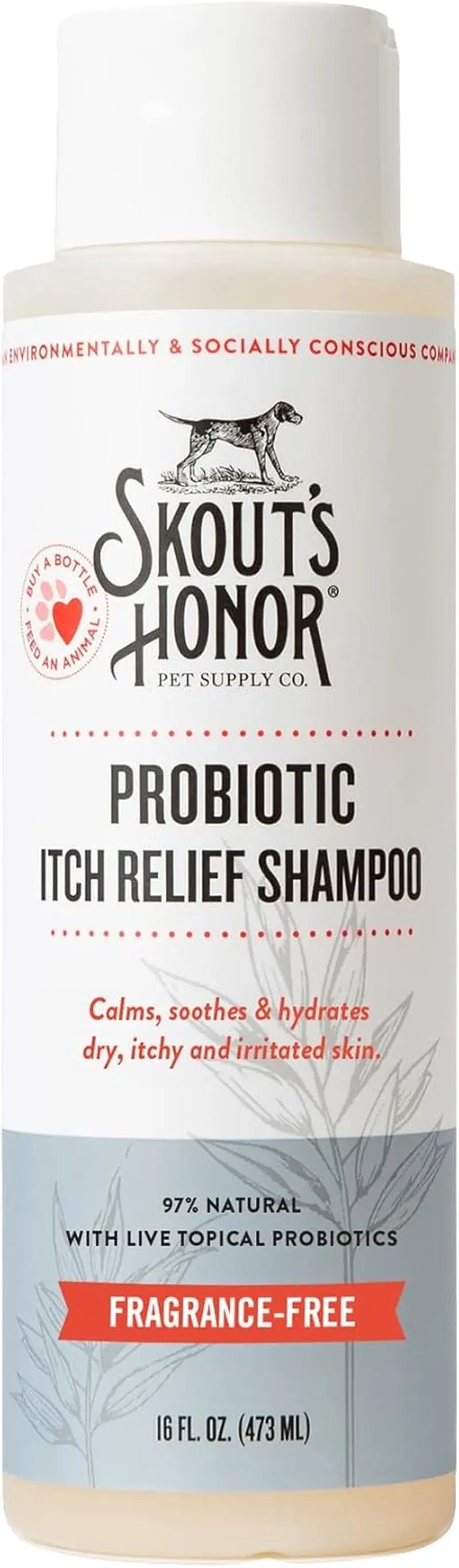 Dog Cat Probiotic Itch Relief Spray Natural Aloe Avocado Sensitive Skin