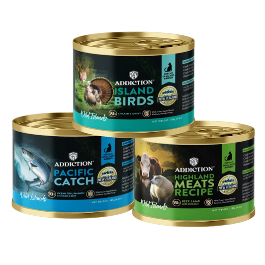 Wild Islands Canned Cat Food Mix Flavor Bundle 185g