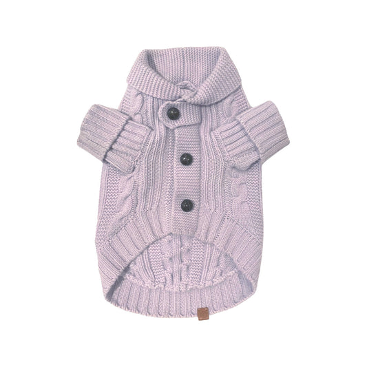 lilac cashmere cardigan for women 