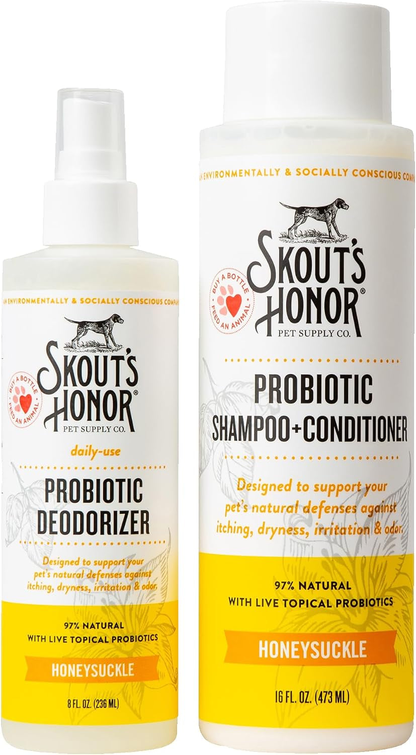 Happy Puppy Probiotic Grooming Bundle – Shampoo, Conditioner & Deodorizer