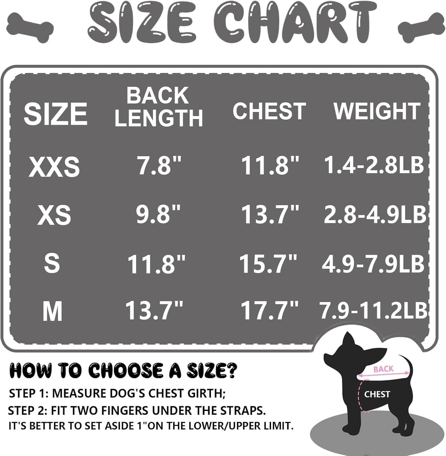 2-Pack Fleece Dog Sweaters for Small Dogs & Puppies, XXS–M