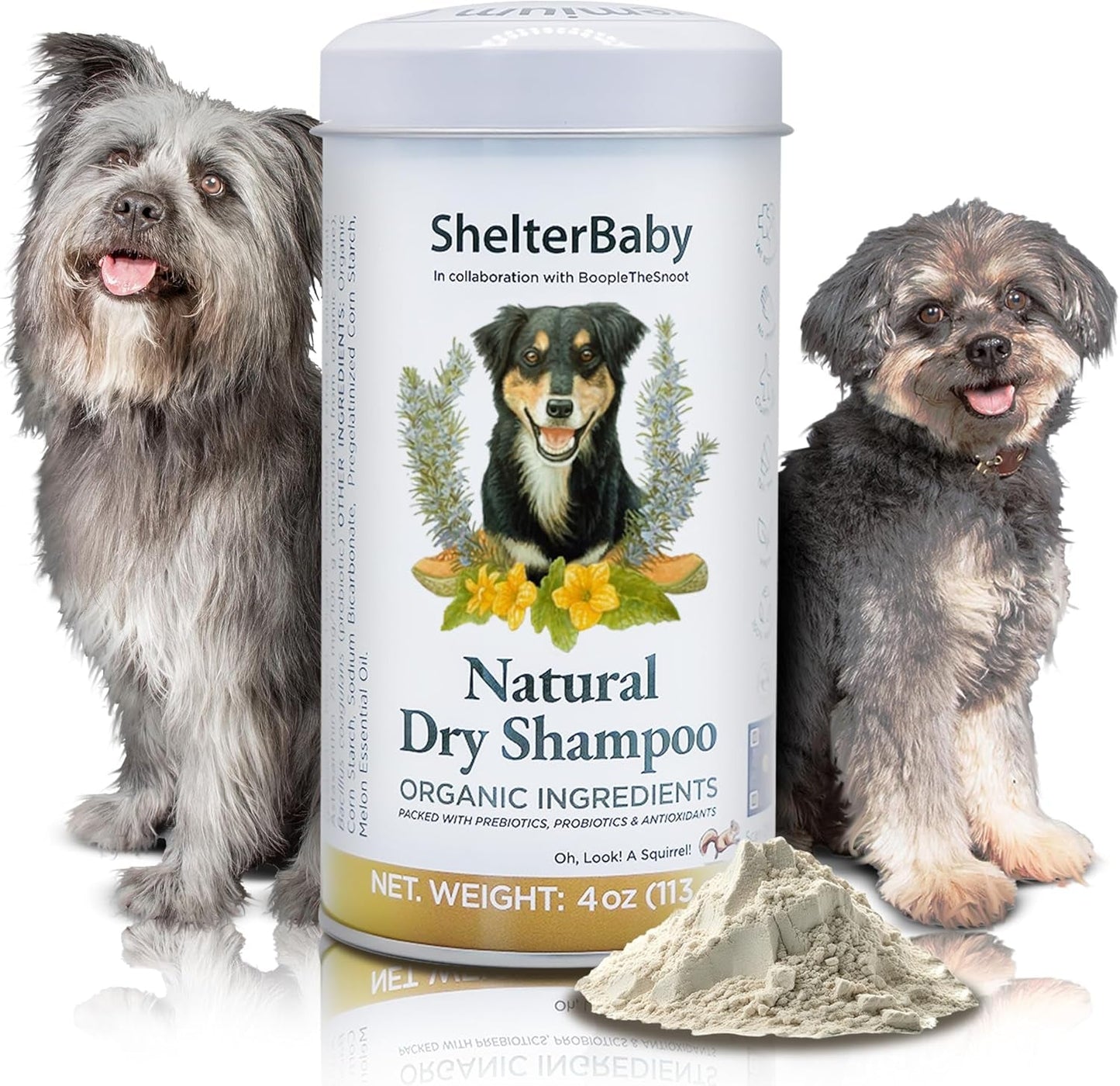 Dry Shampoo for Dogs Itchy Skin Paw Licking Allergy Support Powder