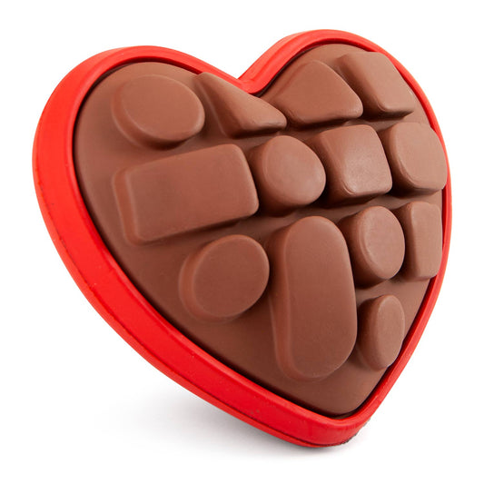 Jeffers Natural Rubber Box of Chocolates Dog Chew Toy for Medium-Chewers