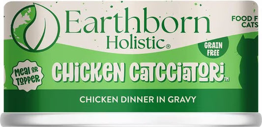 Earthborn Grain Free All Life Stages  Chicken Catcciatori Wet Cat Can